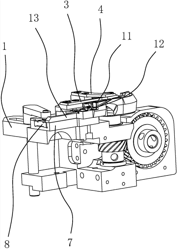 Thread-trimming device of sewing machine