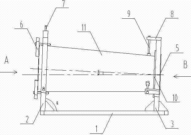 Taper sleeve positioning device used for machining internal key groove of taper sleeve by utilizing planer