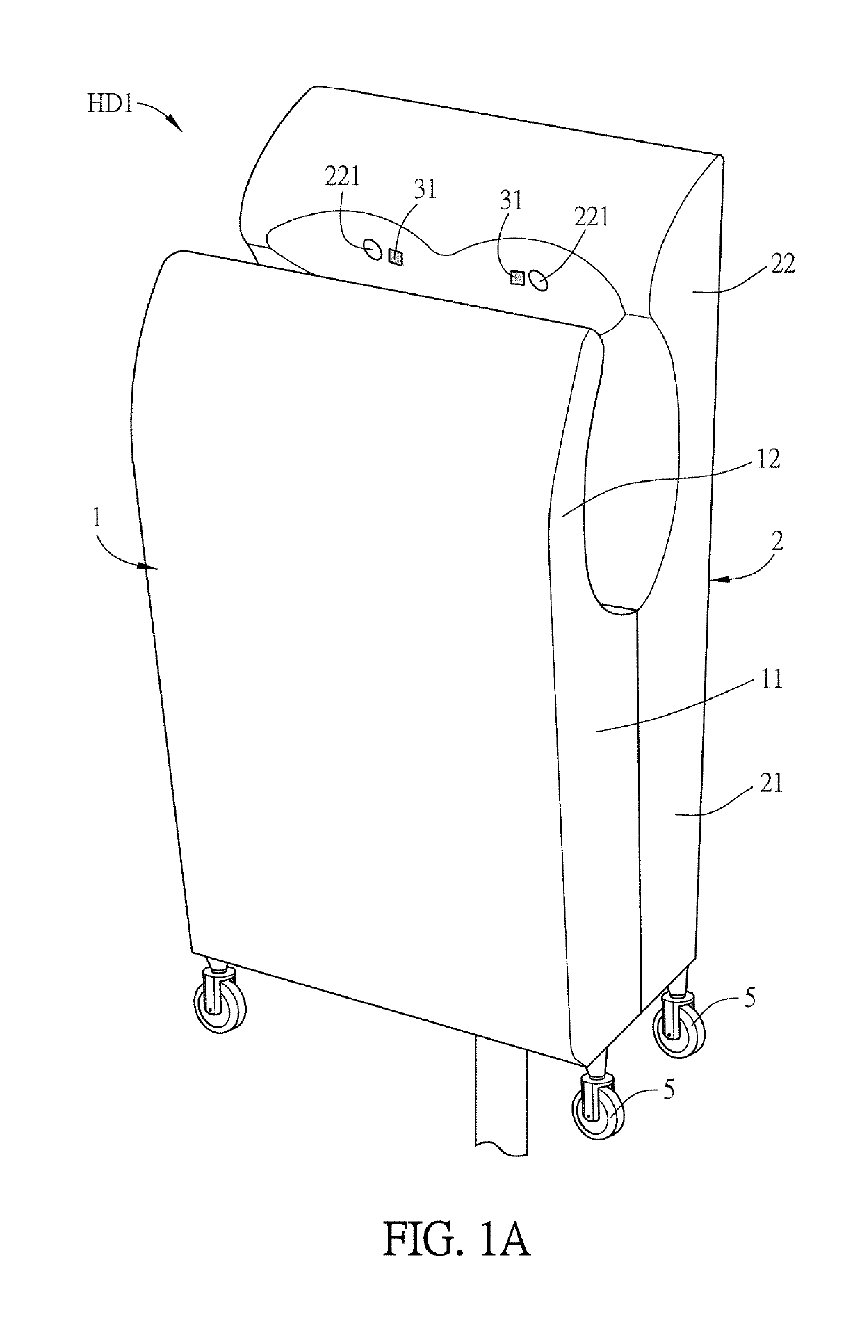 Hand dryer device