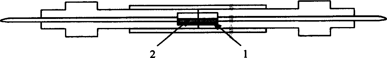 Forming method of zirconium oxide ceramic insertion needle for fibre-optic connector and its equipment