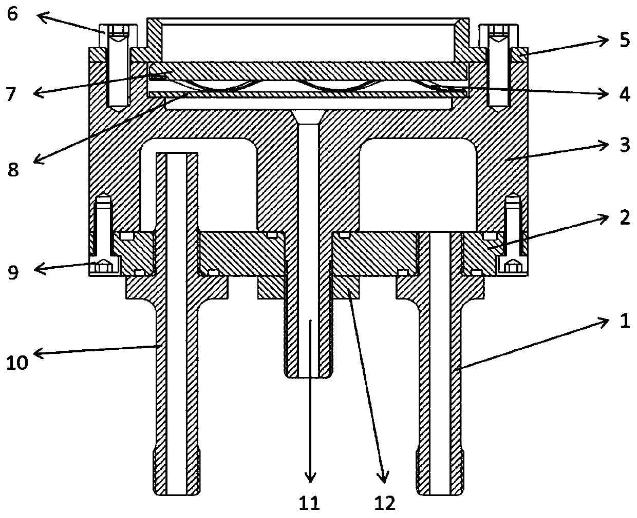 Combined type combustor with adjustable flame distribution