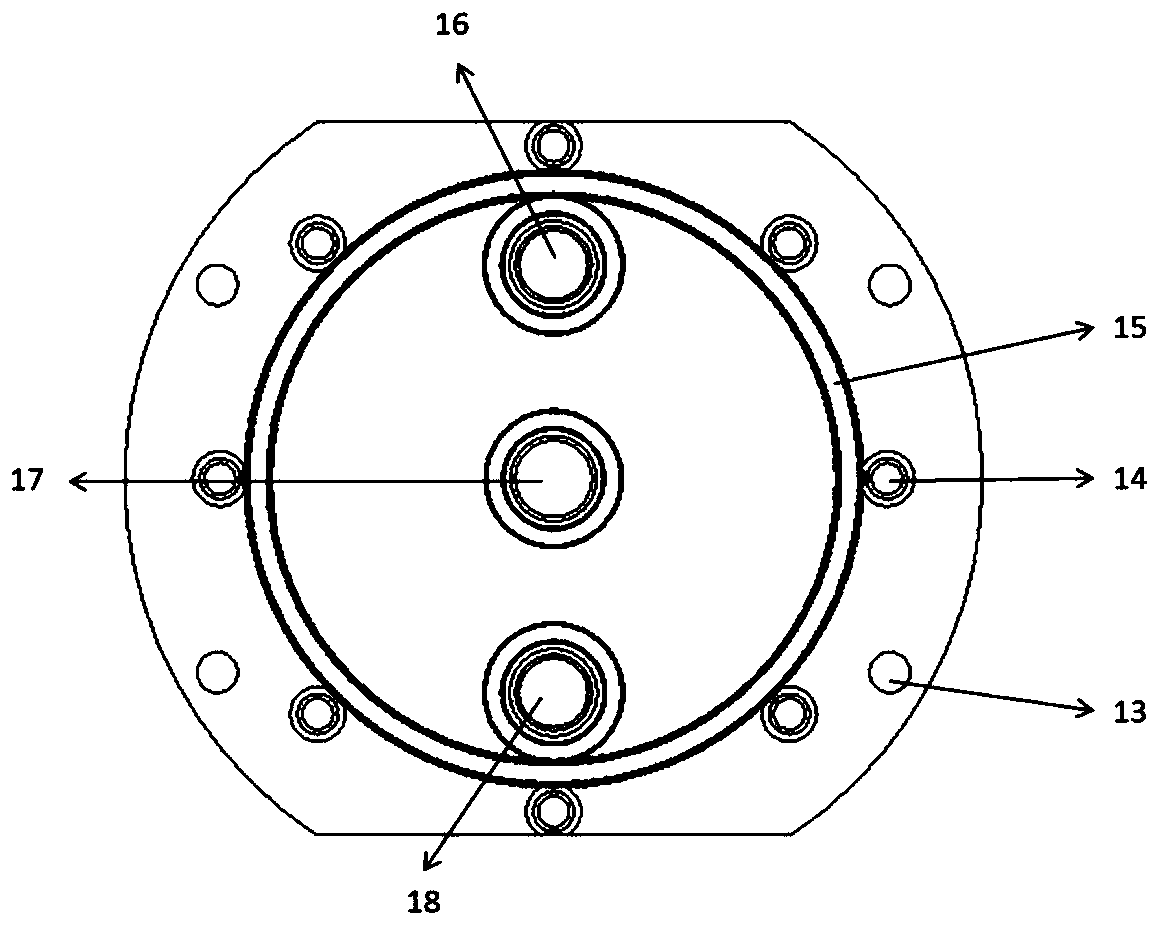 Combined type combustor with adjustable flame distribution