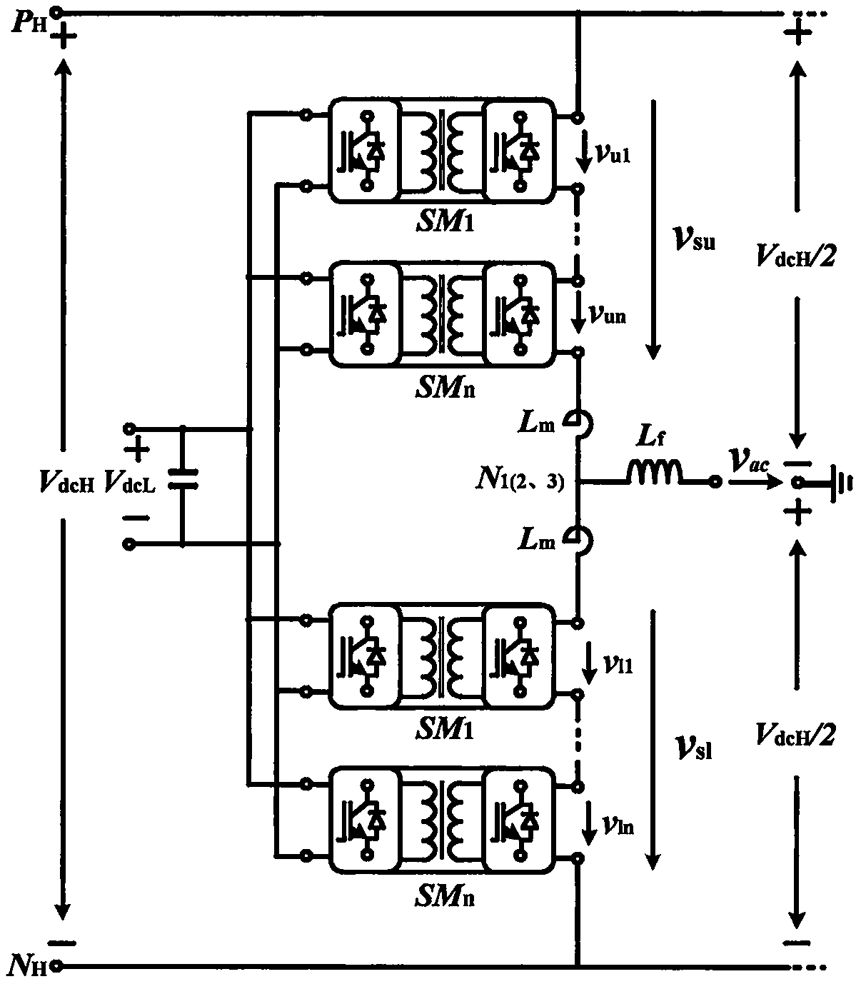 High-frequency link technology-based isolation type modular multi-level converter