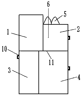 A combined switch cabinet