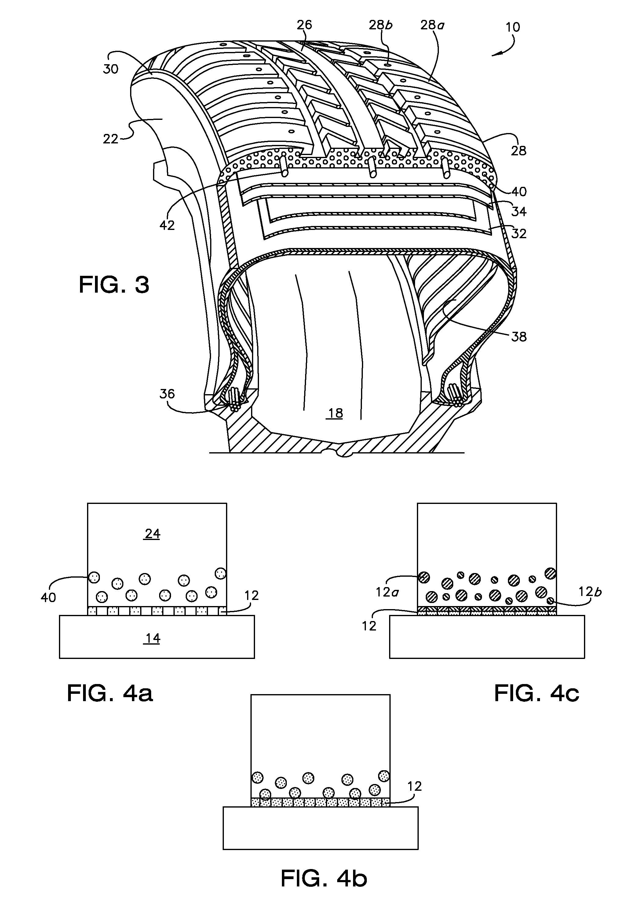 Enhancing tire performance utilizing releasable elements