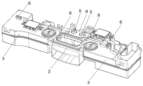 Automatic double-releasing device for pulsator washing machine