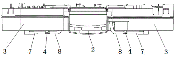 Automatic double-releasing device for pulsator washing machine