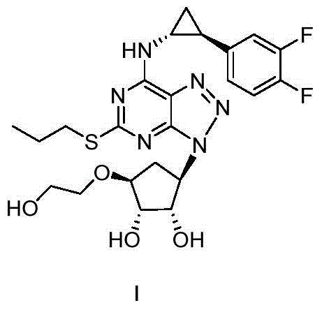 Method for preparing ticagrelor solution