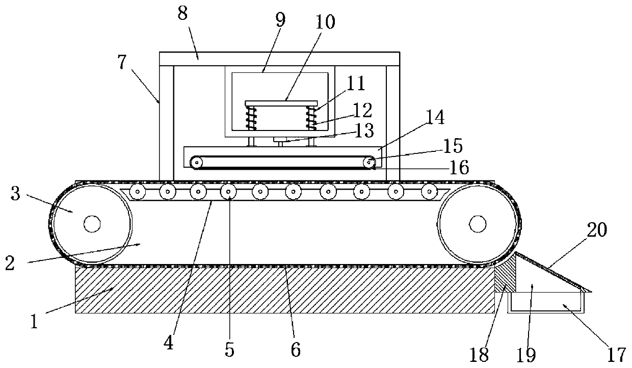 Freeze-dried food uniform dividing-twisting device