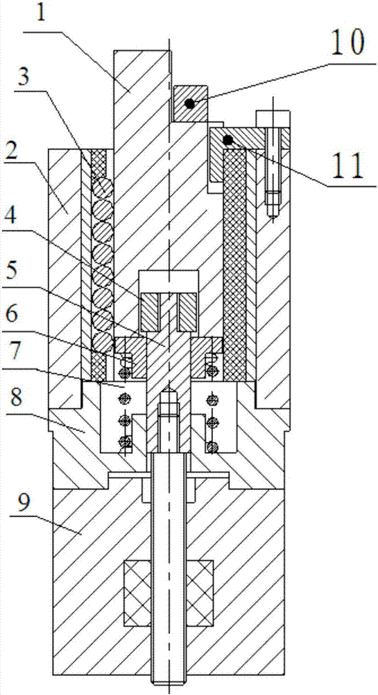 Rotary shaft automatic locking mechanism