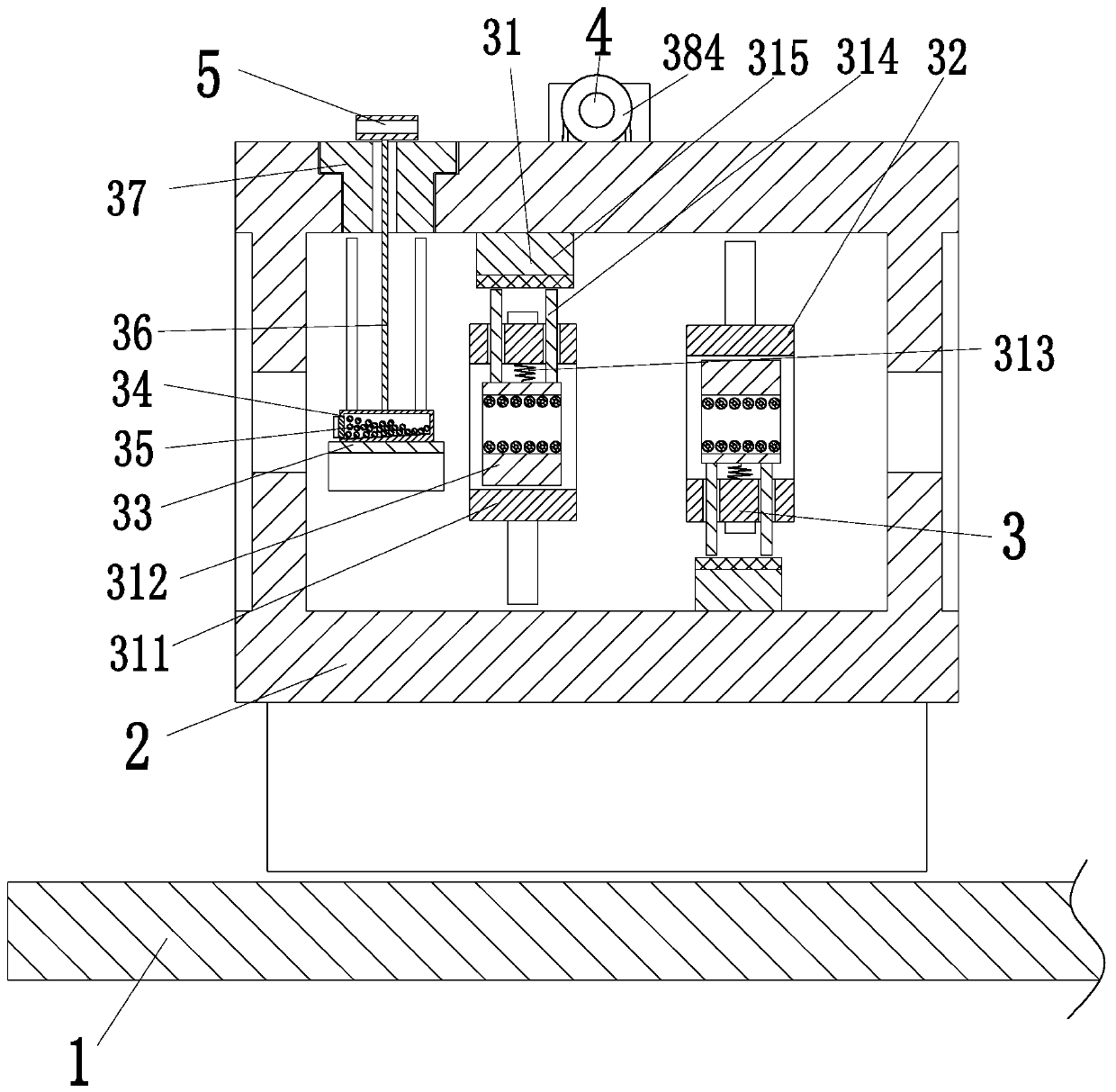 Yarn spinning tensioning device