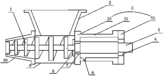 Powder feeding mechanism for preventing pollution to cefodizime sodium used for injection