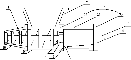 Powder feeding mechanism for preventing pollution to cefodizime sodium used for injection