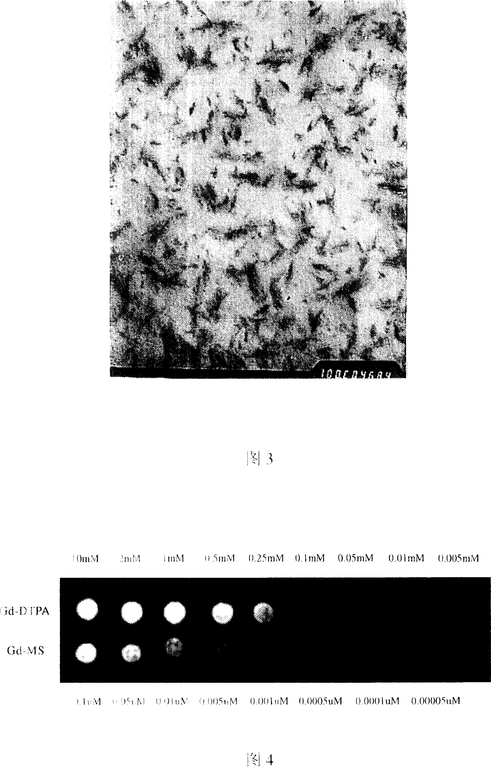 Gadolinium-doped nanometer composite material, and its prepn. method