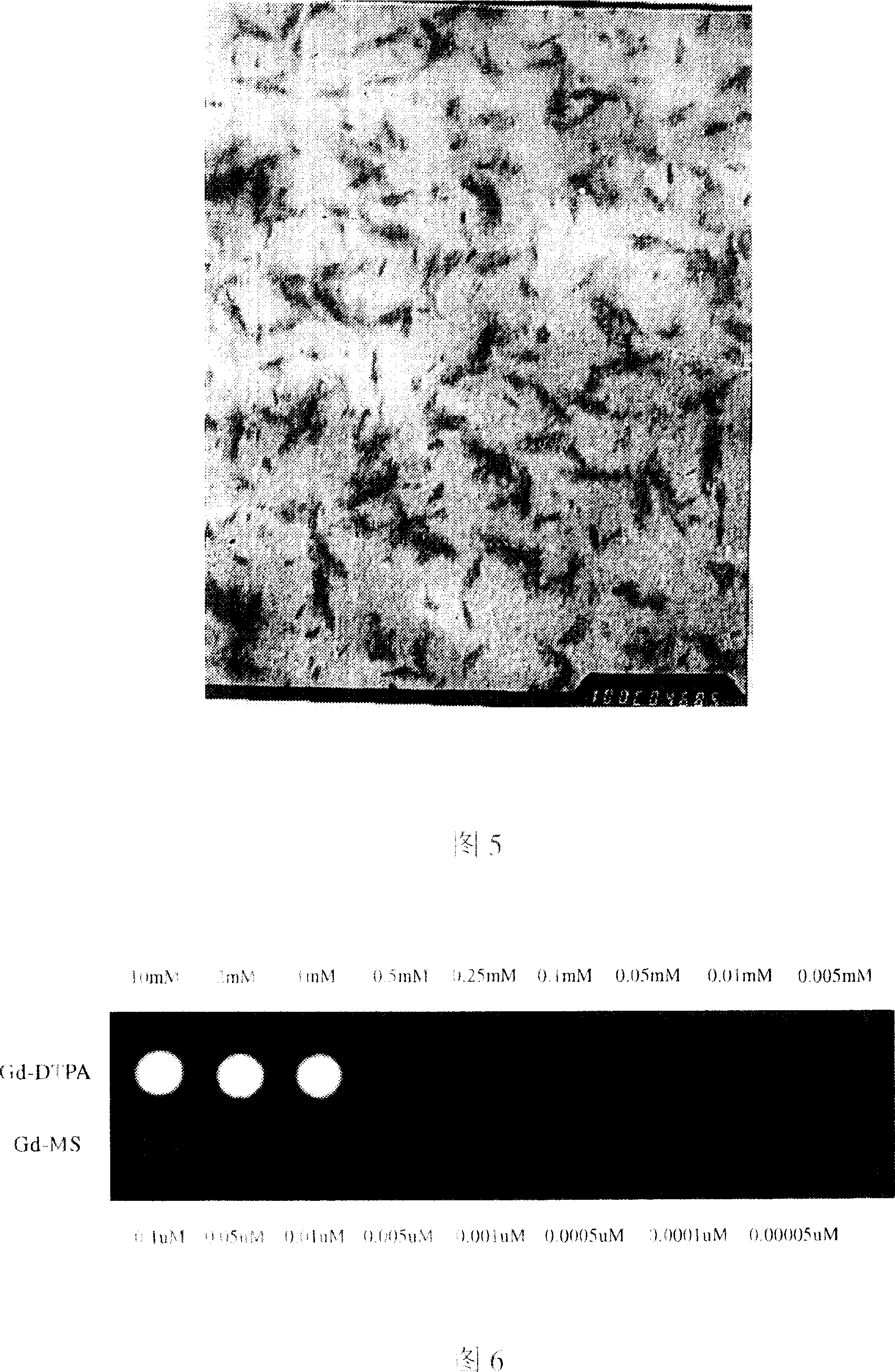 Gadolinium-doped nanometer composite material, and its prepn. method