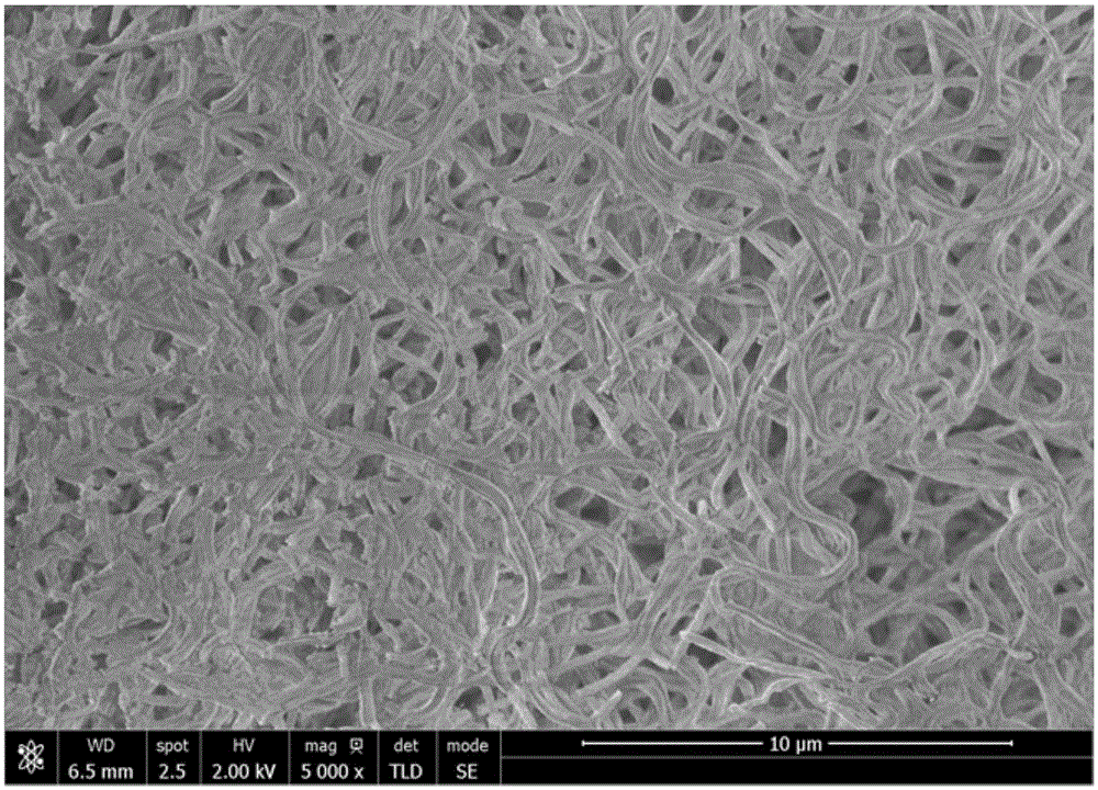 Method for preparing zirconia nanofiber by utilizing electrospinning technology and product prepared by same