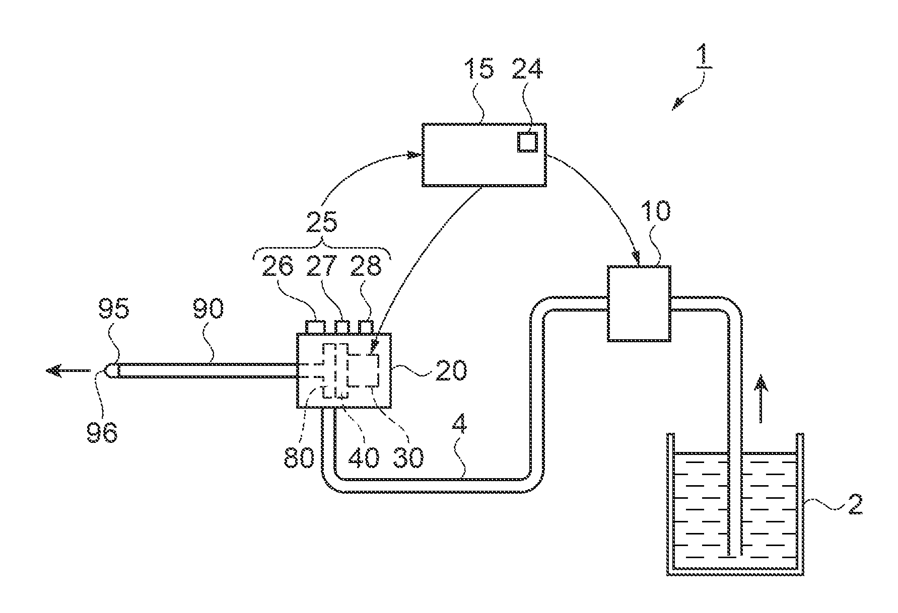 Fluid ejection device and method of controlling fluid ejection device