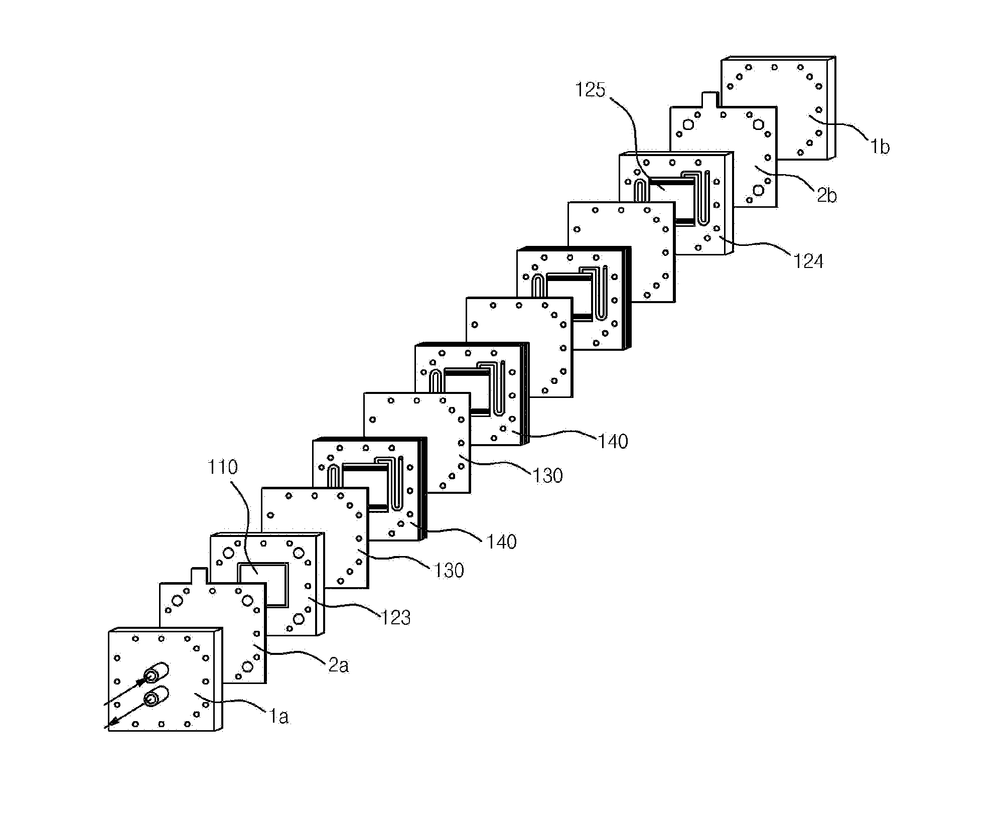 Integrated complex electrode cell having inner seal structure and redox flow cell comprising same