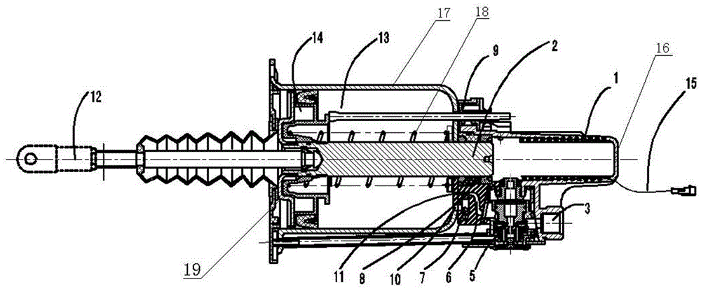 Clutch Slave Cylinder for Hybrid Vehicles