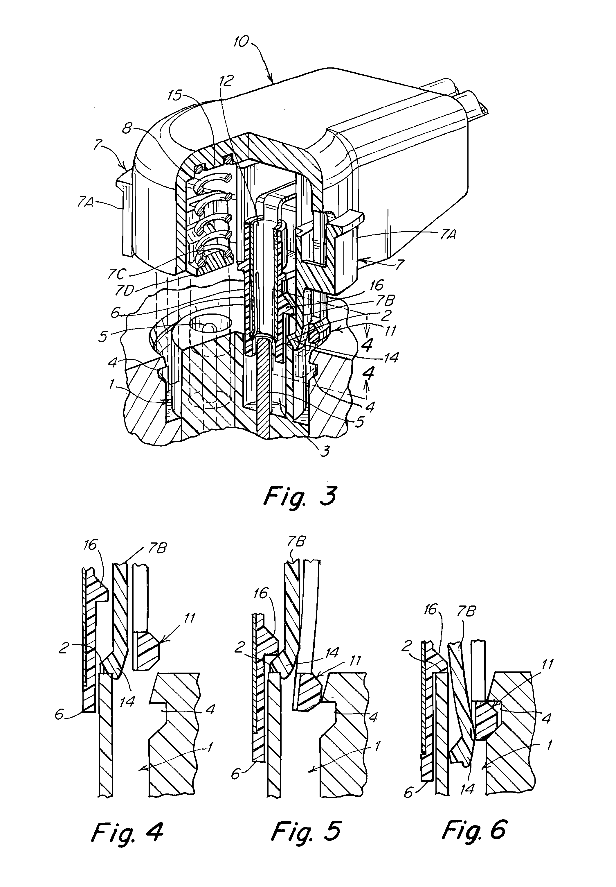 Self-rejecting automotive harness connector