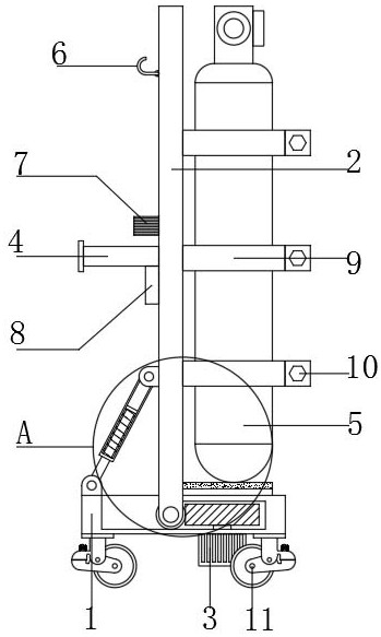 Infusion and oxygen therapy integrated device for emergency department