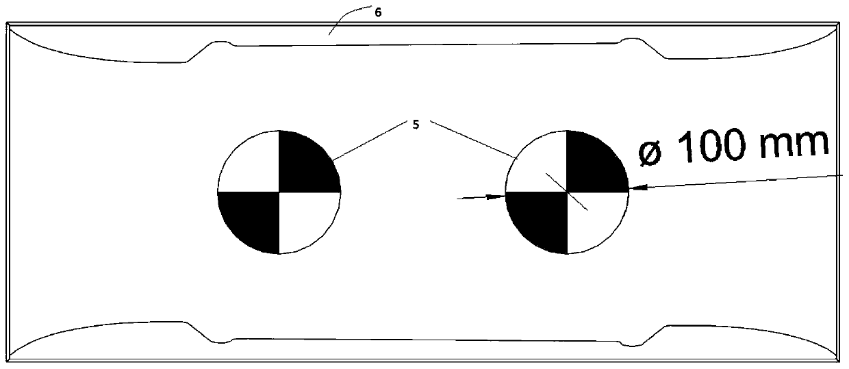 Crtsiii type slab ballastless track track slab laying accuracy detection method