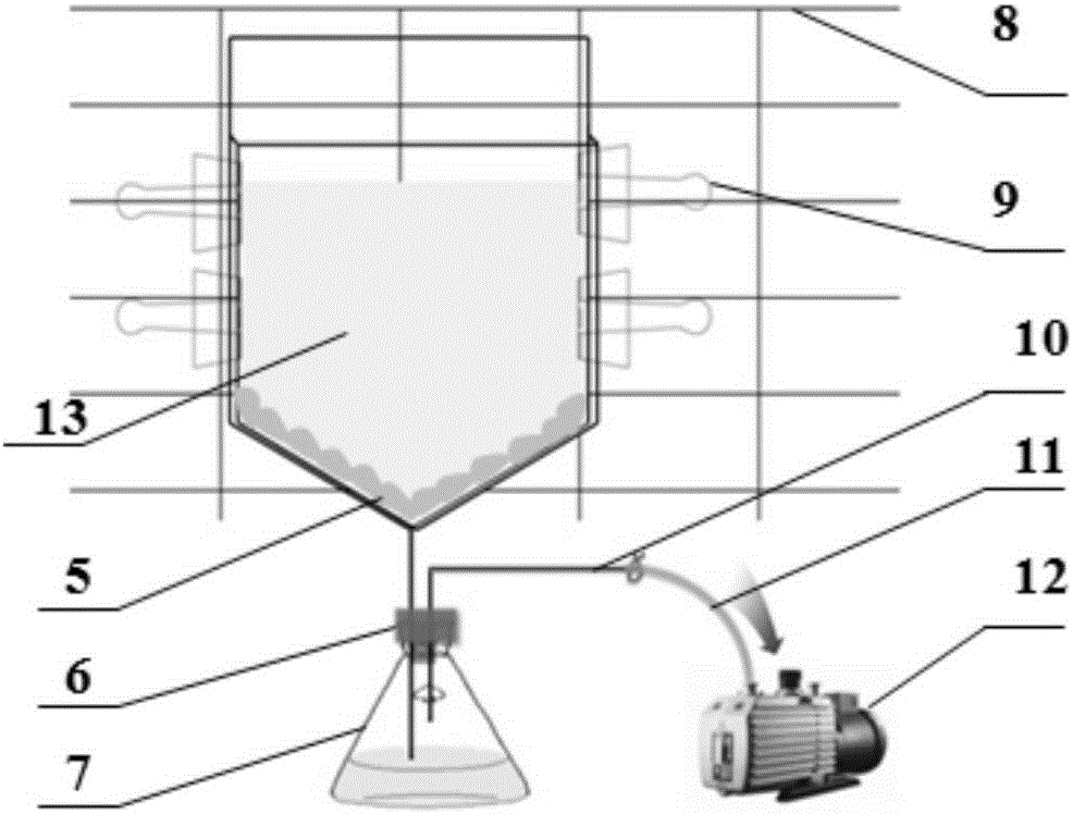 Efficient separating device based on chromatographic theory