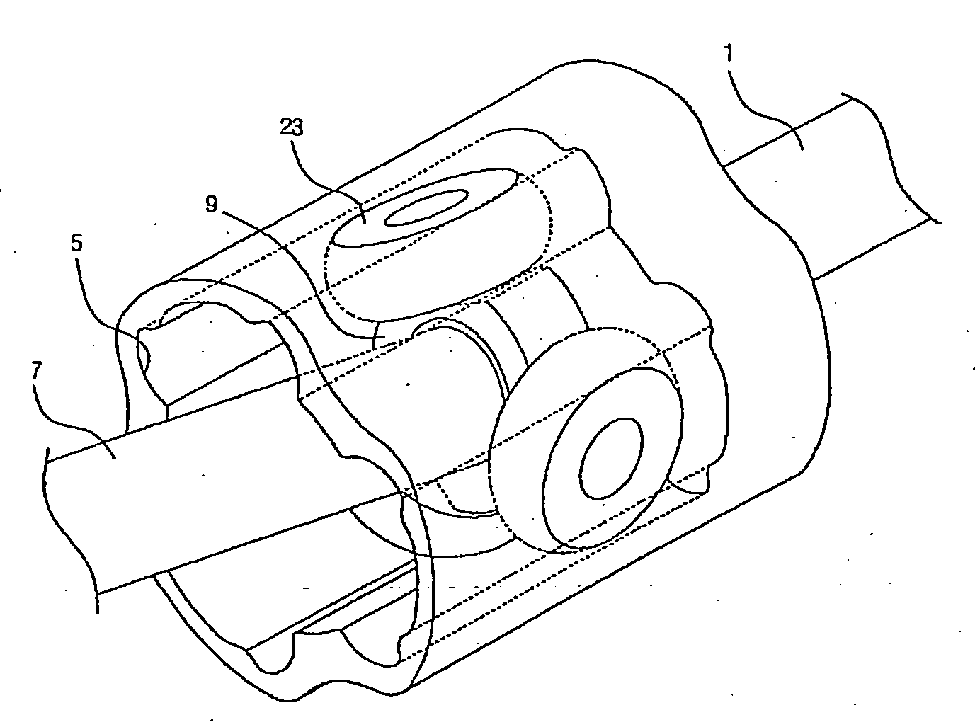 Structure for tripod constant velocity joint and method of assembling roller assembly