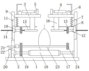 Rapid sealing device for corn packaging