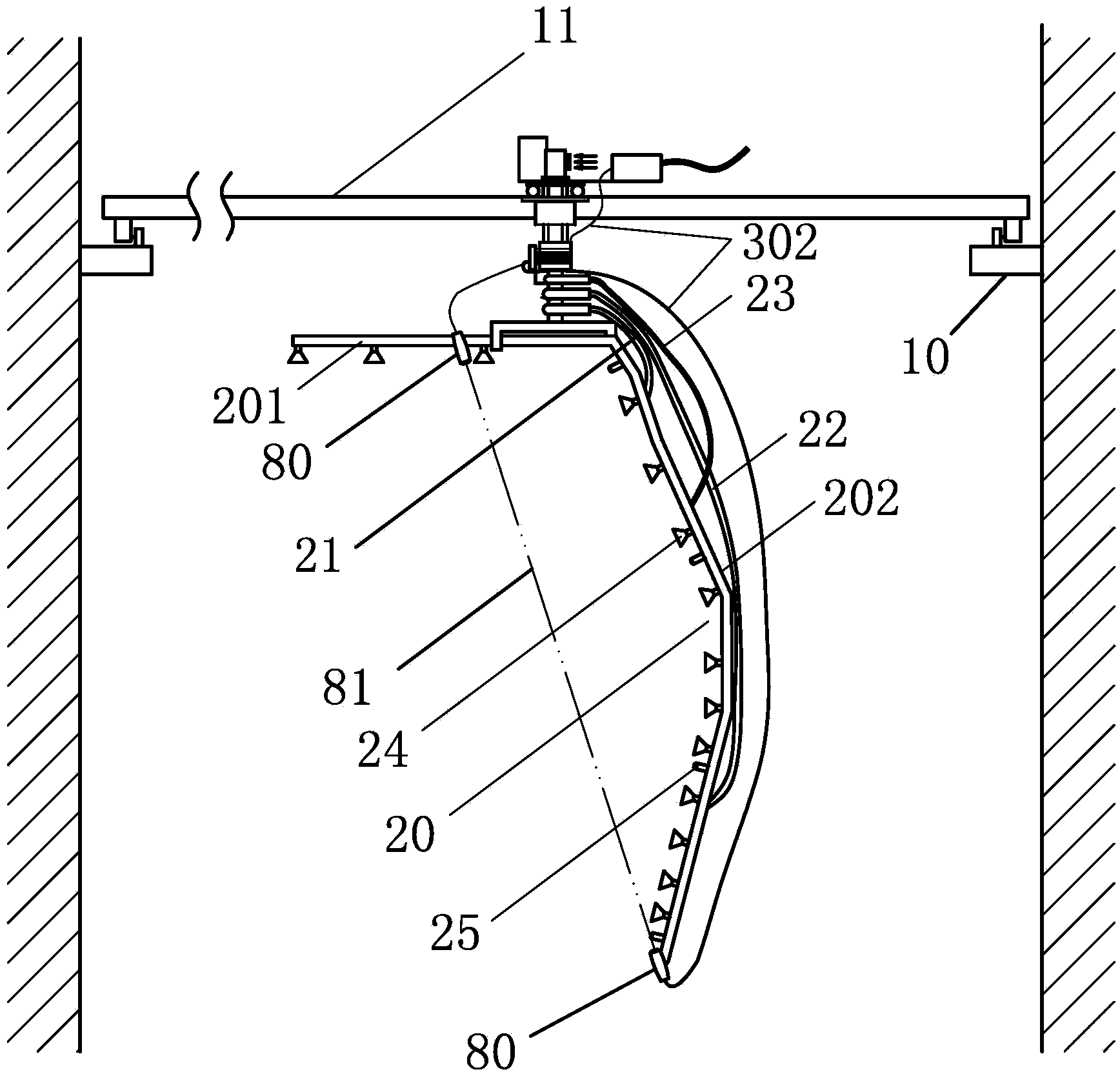 Surrounding contact-free full-automatic car washer