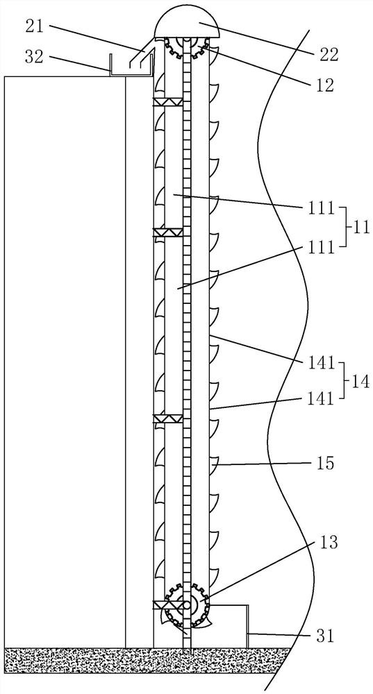 Rapid soil discharging system for ultra-deep foundation pit