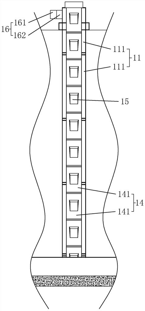 Rapid soil discharging system for ultra-deep foundation pit