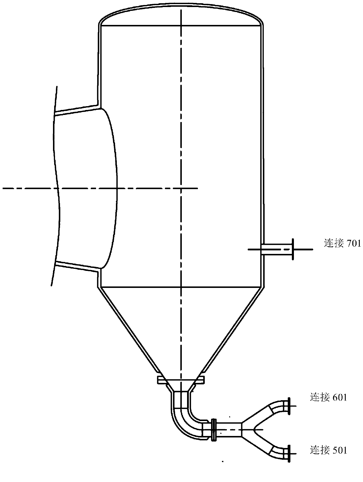 Atomization production system of aluminum alloy and aluminum alloy powder