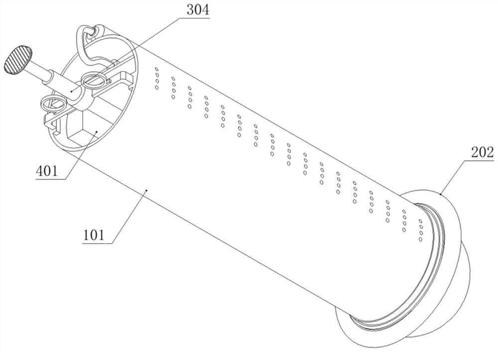 Device for anti-inflammatory medication of birth canal in obstetrics and gynecology department