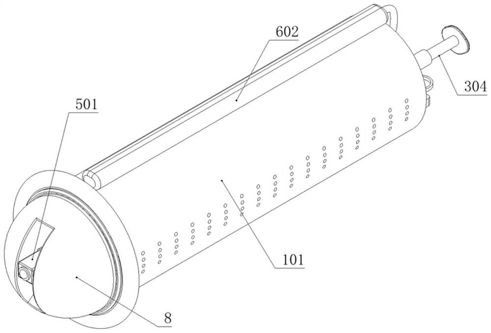 Device for anti-inflammatory medication of birth canal in obstetrics and gynecology department