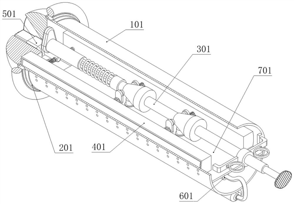 Device for anti-inflammatory medication of birth canal in obstetrics and gynecology department