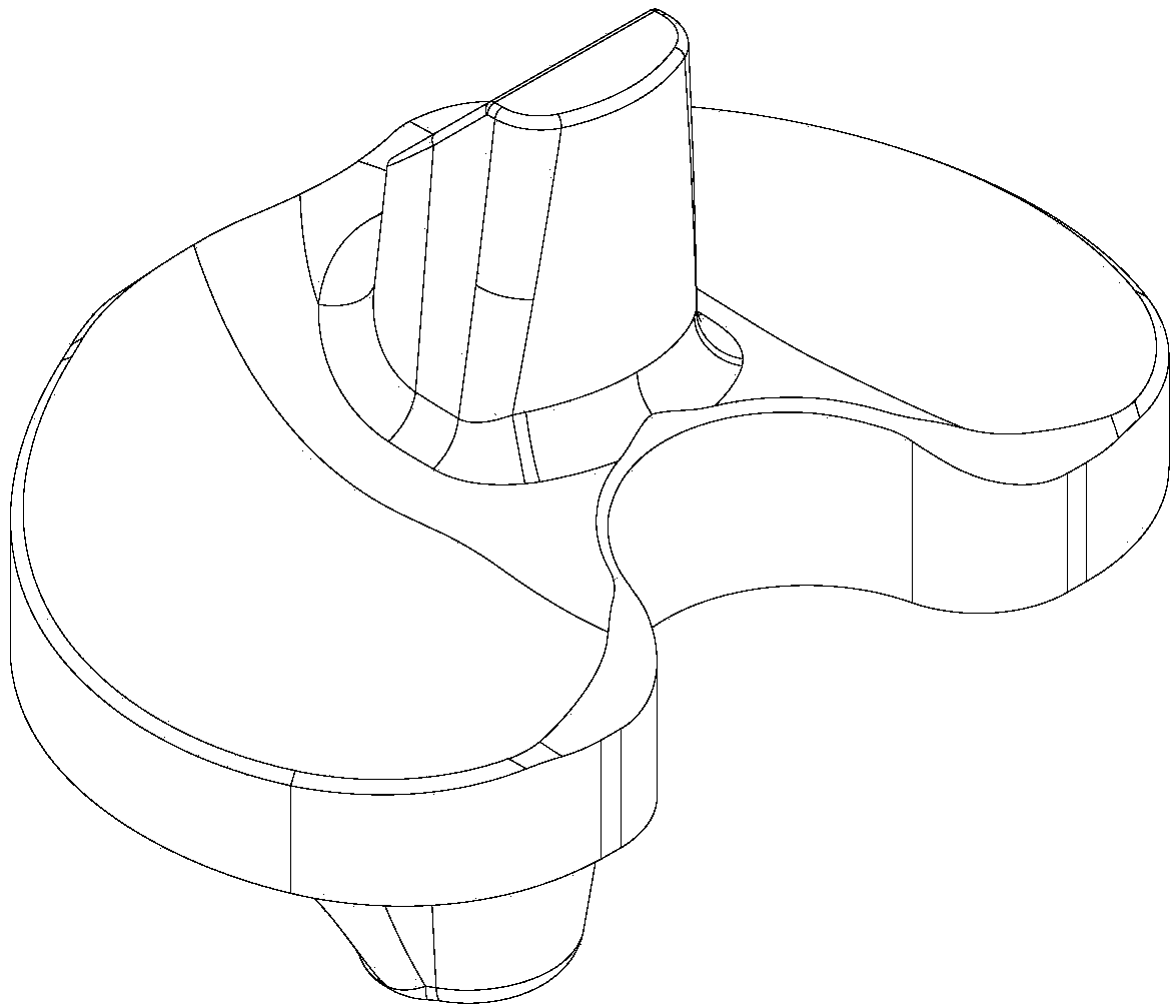 Tibia pad prosthesis, tibia prosthesis and artificial knee joint