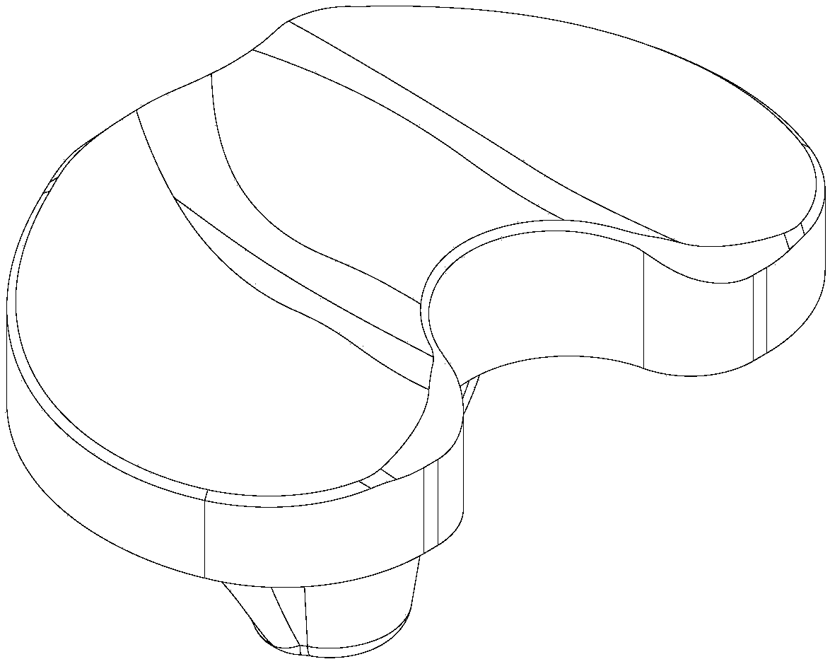 Tibia pad prosthesis, tibia prosthesis and artificial knee joint