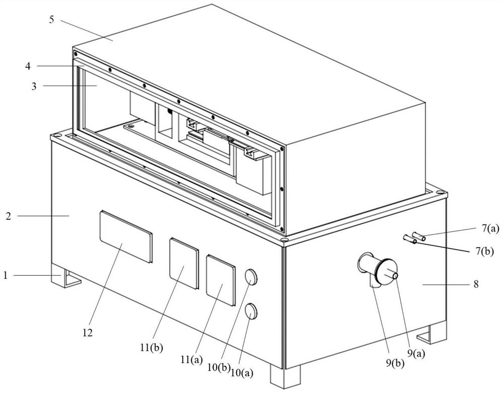 Expandable universal material and device electrical property testing system