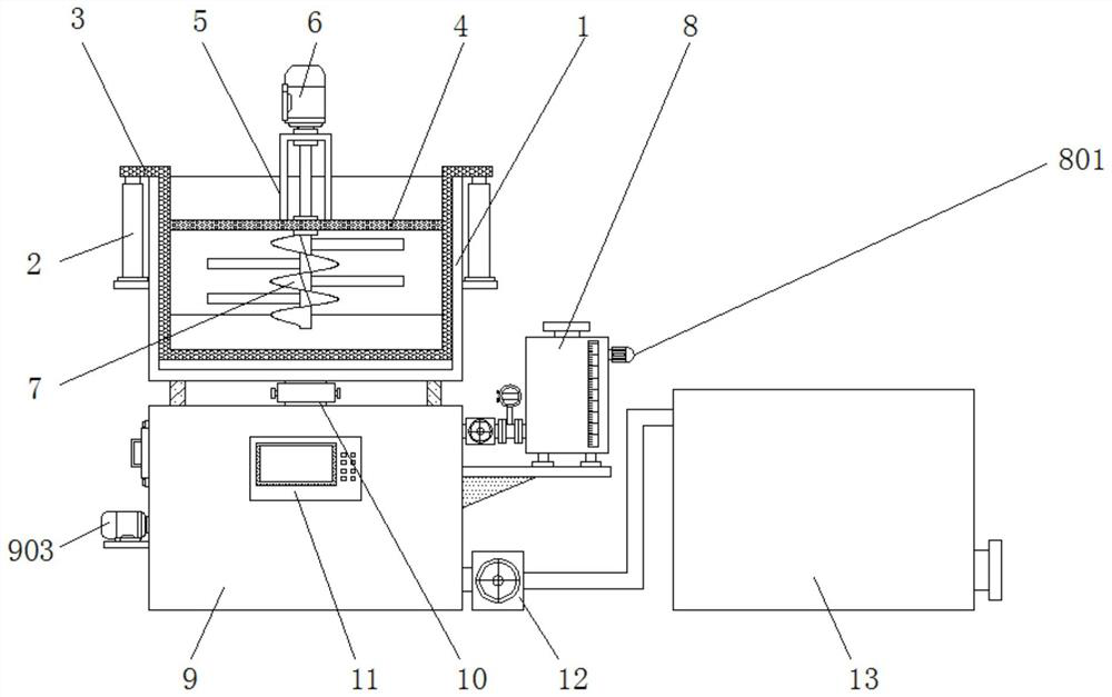 Industrial wastewater purification device