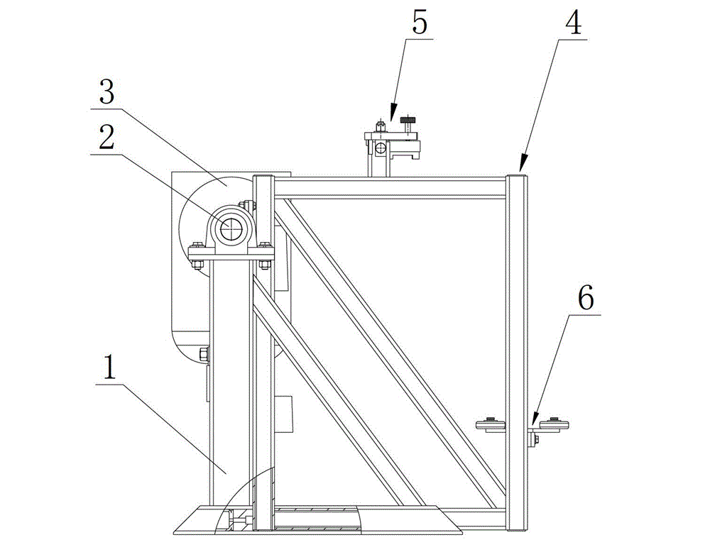 Medical rubbish bin dumping device