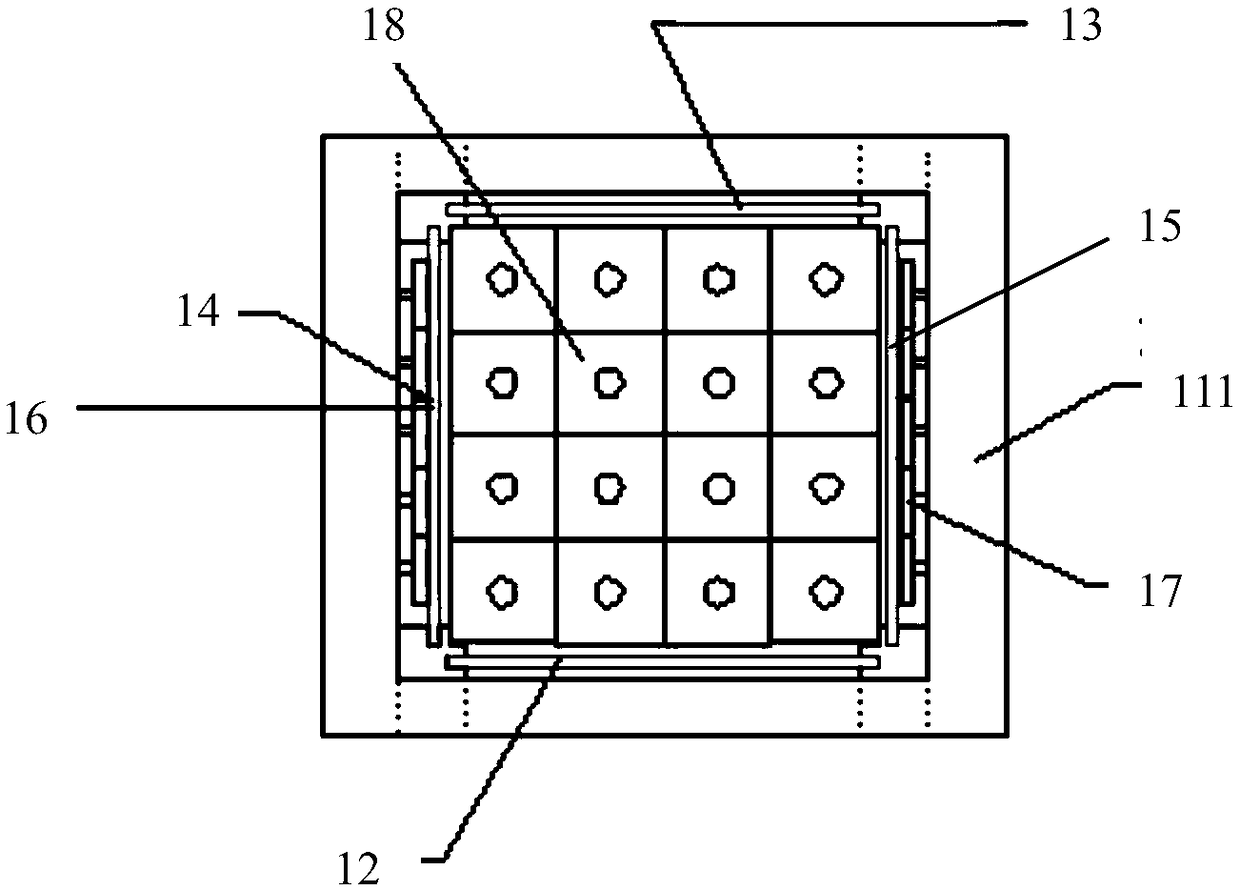 Three-dimensional similar model test stand and test method thereof