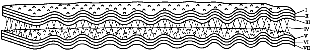 Breathable knitted spacer fabric friction generator and preparation method thereof