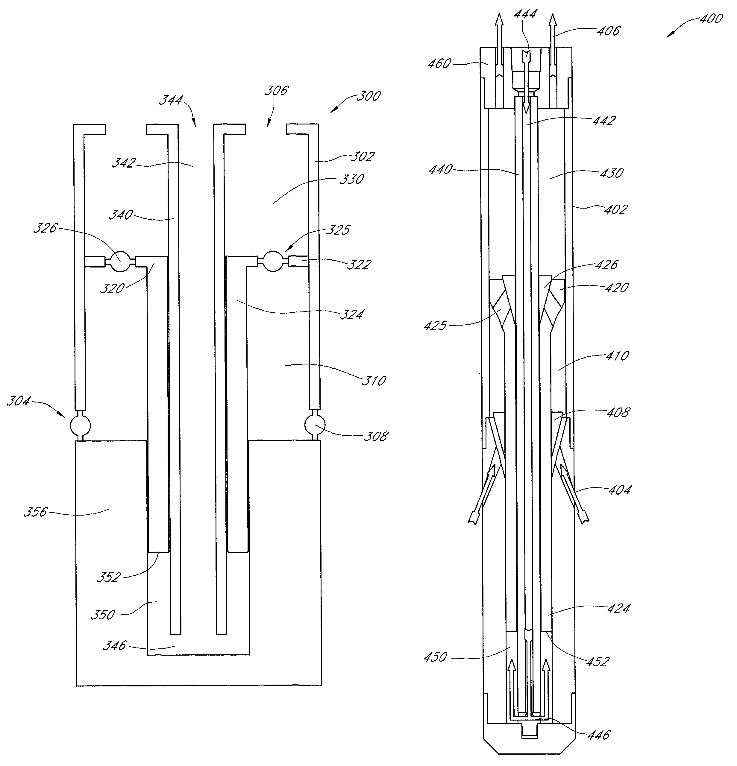 Coaxial pumping apparatus with internal power fluid column