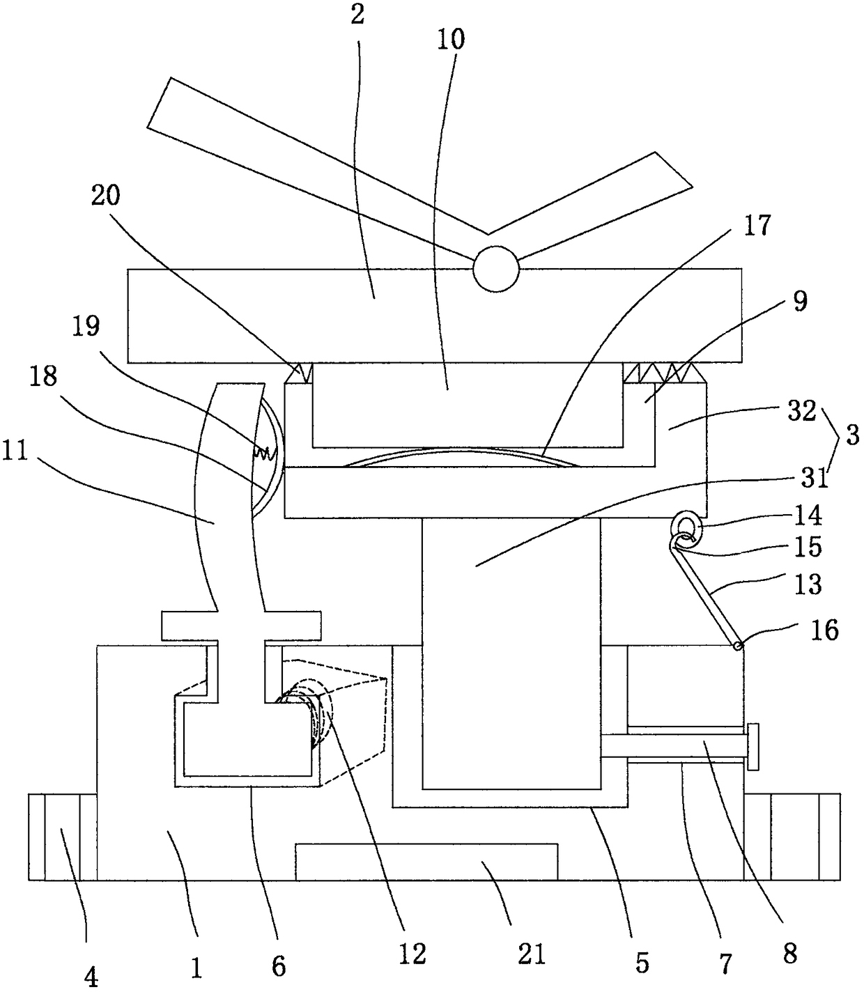 Fixture fast positioning fixed connection structure