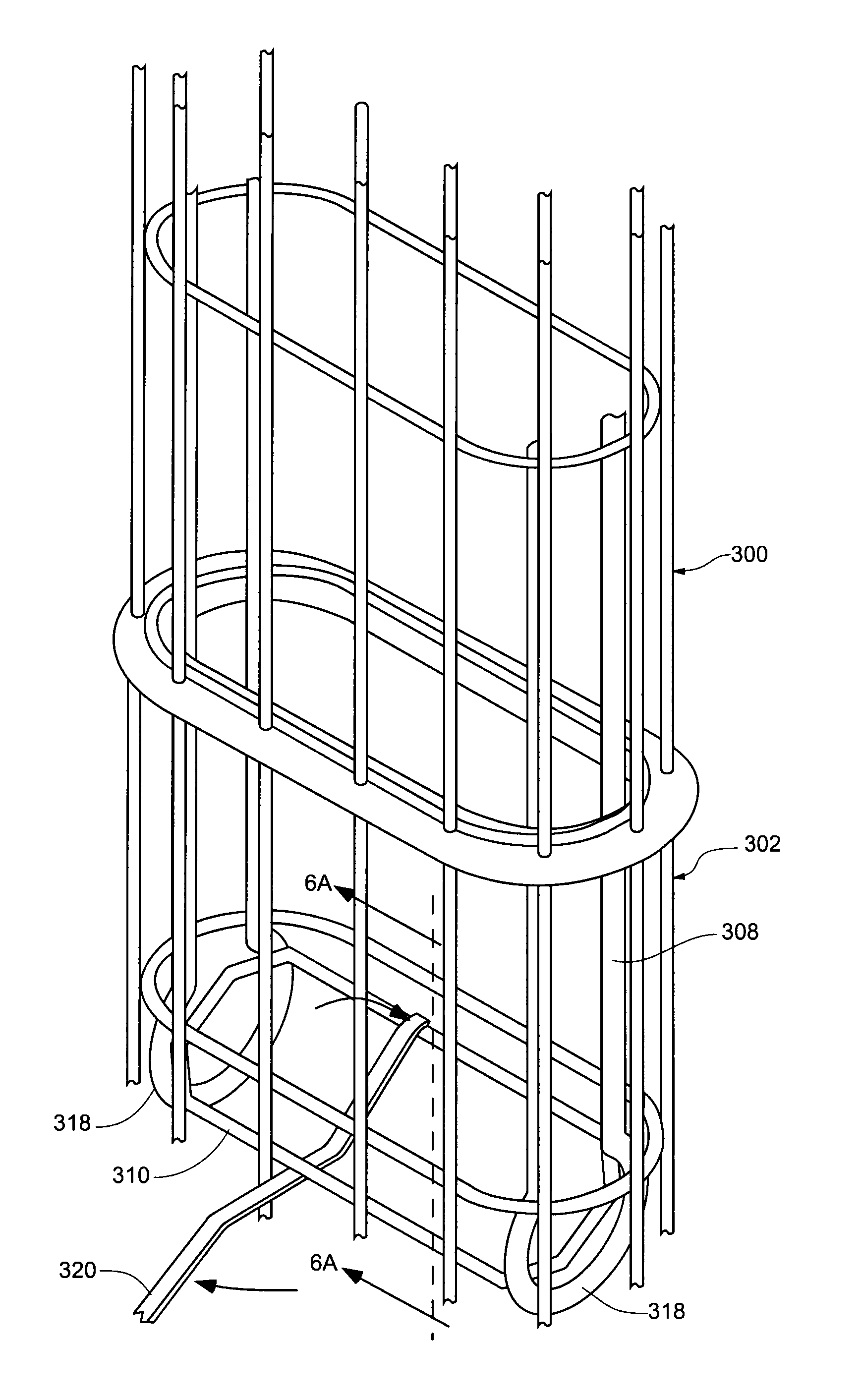 Wire filter cage locking mechanism