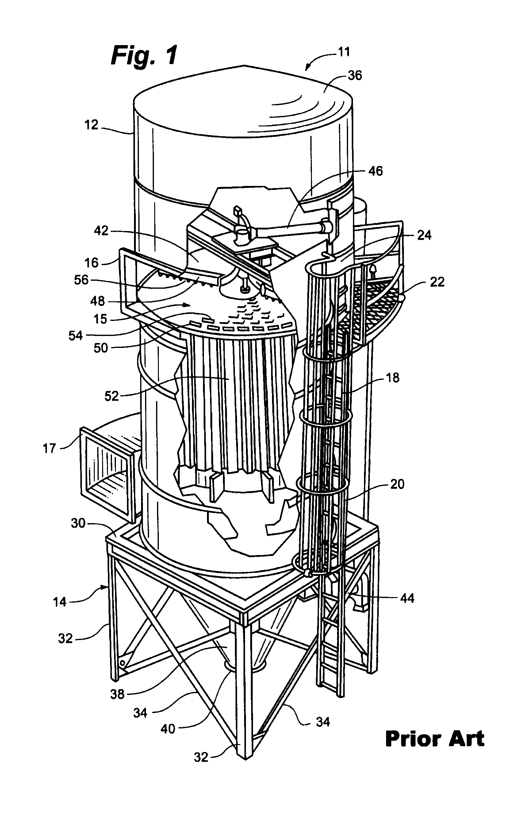 Wire filter cage locking mechanism