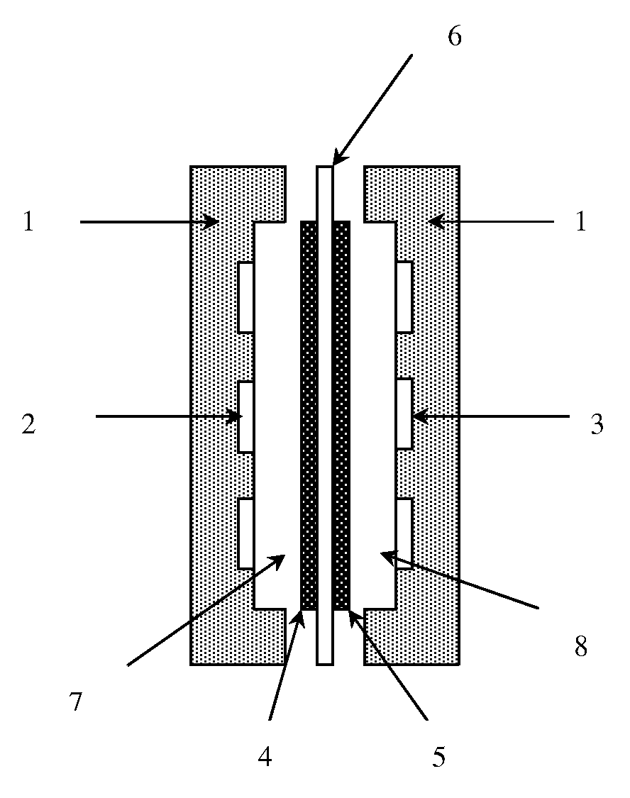 Separation membrane for direct liquid fuel type fuel cell & production method thereof