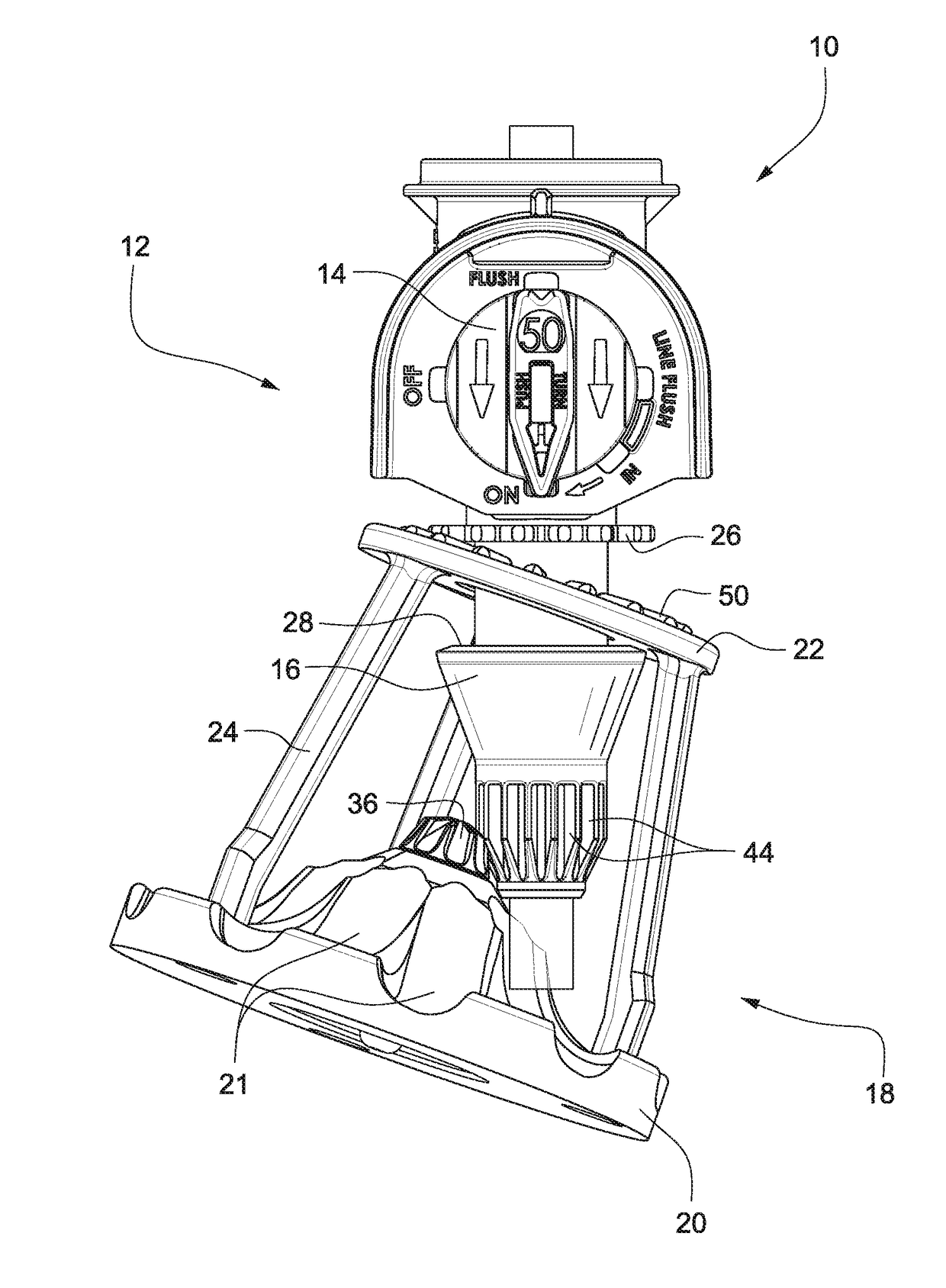 Orbital sprinkler with speed control brake