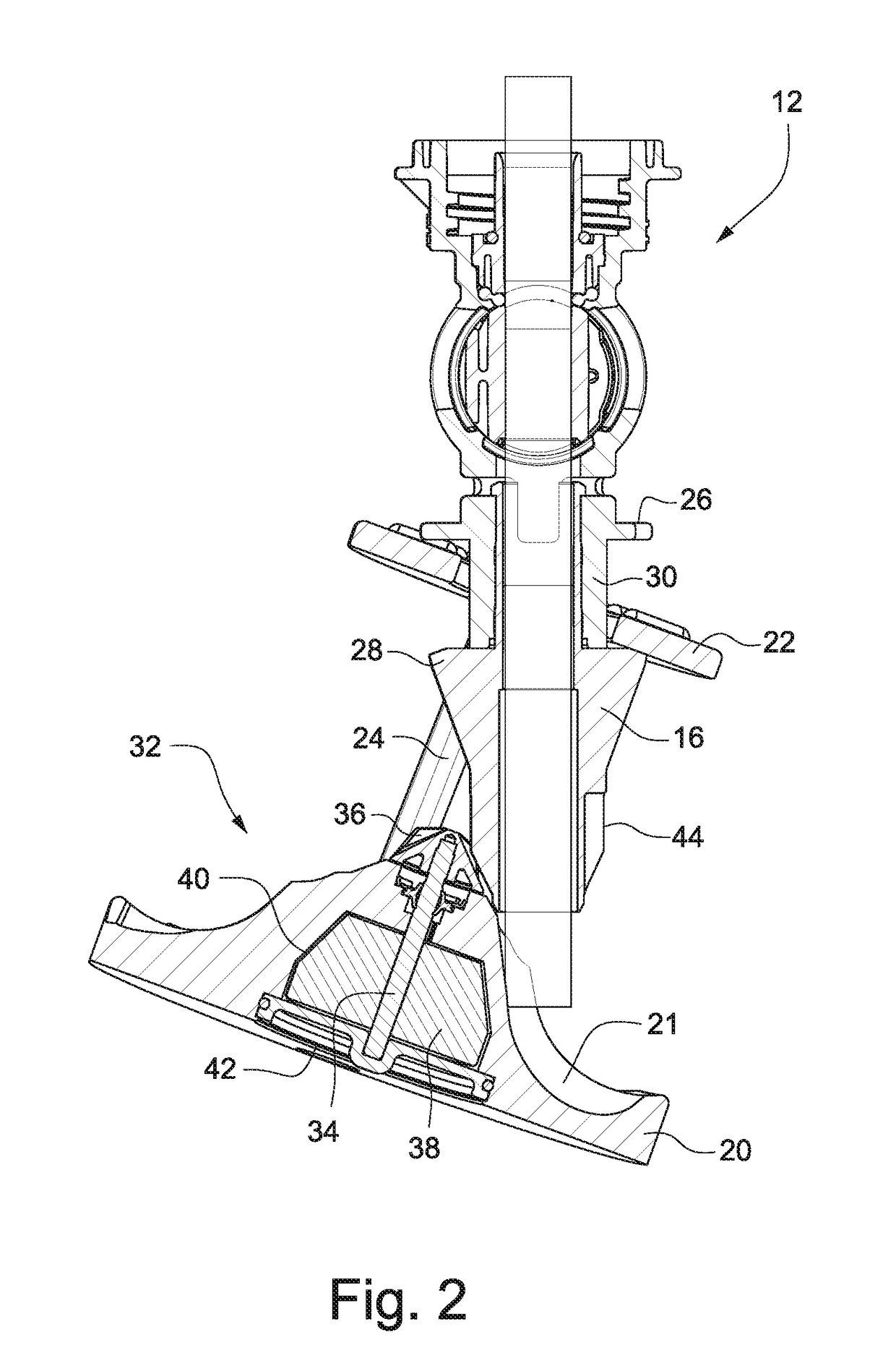 Orbital sprinkler with speed control brake